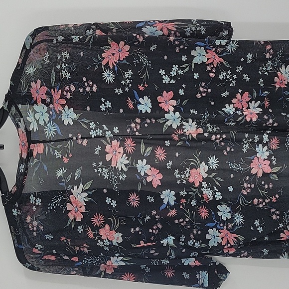 Lane Bryant Floral Sheer Jacket - Picture 12 of 15